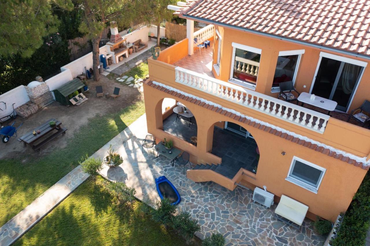 Pampas Seafront Villa, 6 Bedrooms, North Evvoia Kanatádhika Eksteriør billede