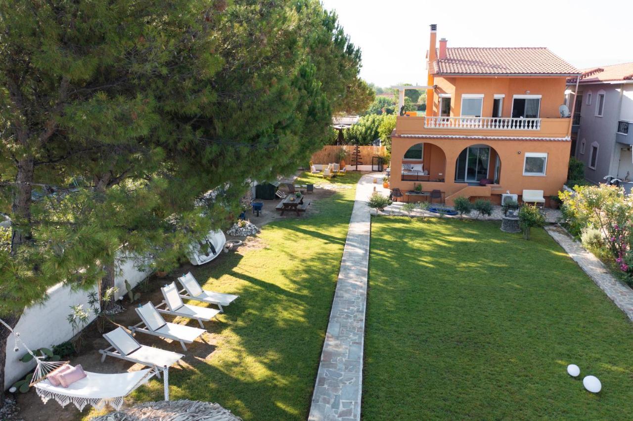 Pampas Seafront Villa, 6 Bedrooms, North Evvoia Kanatádhika Eksteriør billede